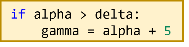 The figure shows the second if statement, highlighted in yellow.