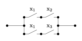 The second of equivalent switching circuits