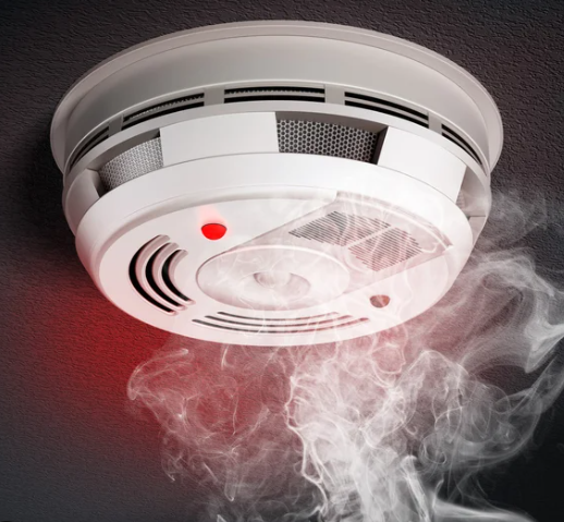 Smoke alarm study illustration