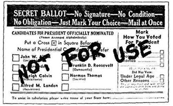 Literary Digest poll image